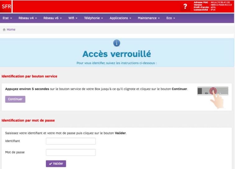 Comment accéder à l'interface d'administration de votre box