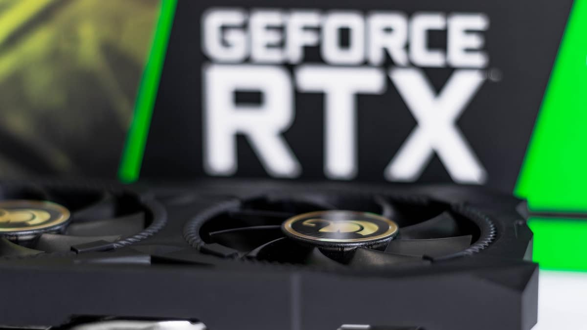 Une carte graphique GeForce RTX