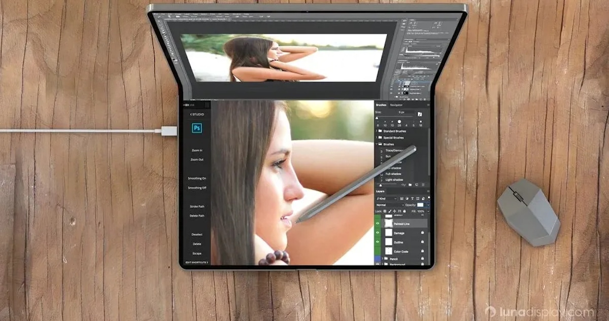 Concept de MacBook pliable