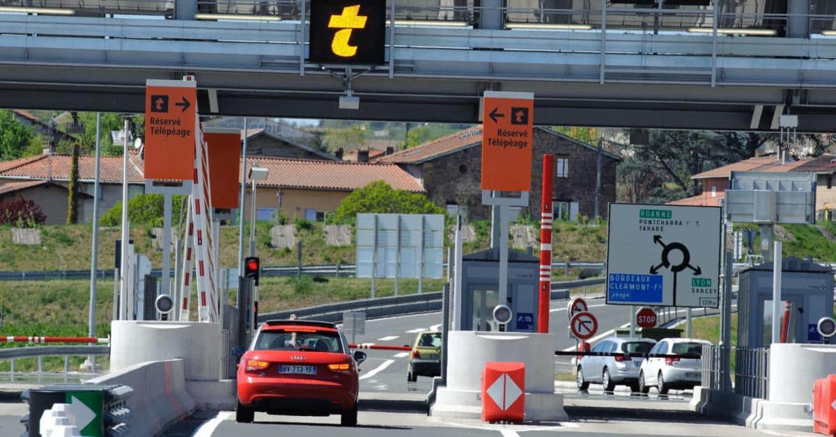 barrière péage a13