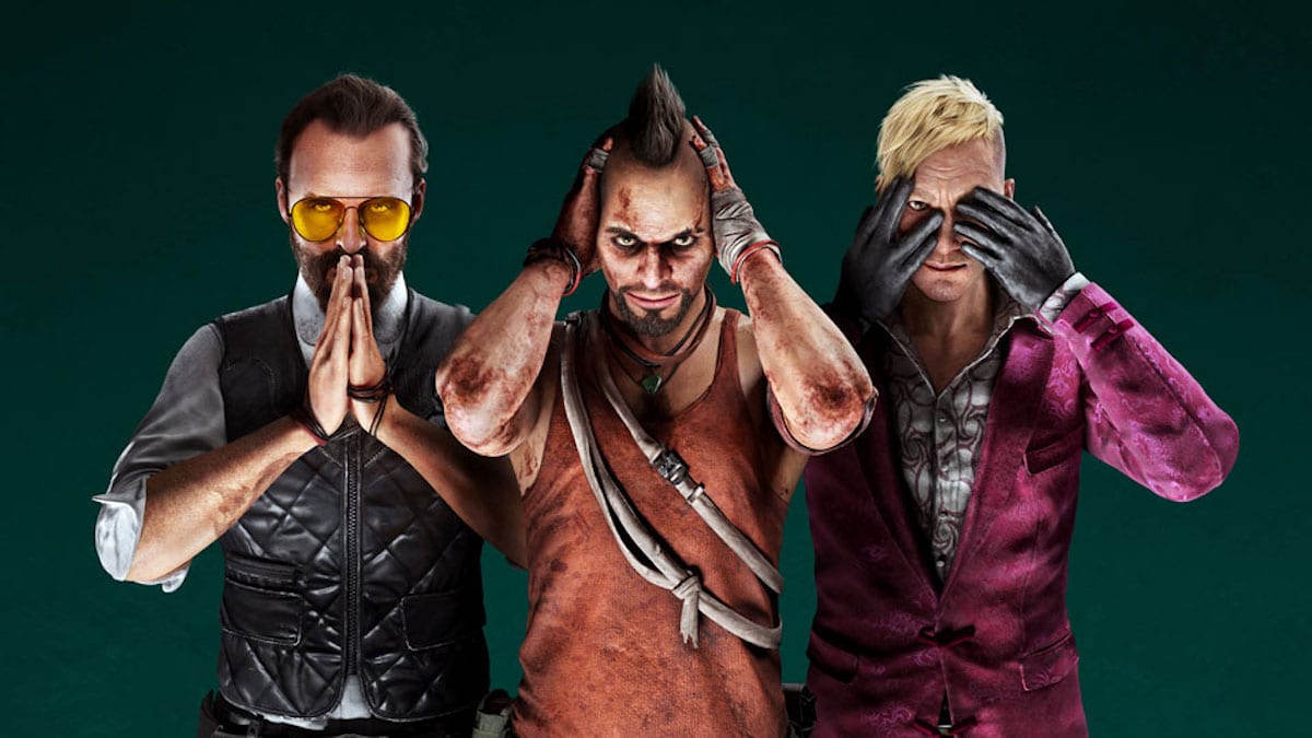 Trois antagonistes de Far Cry