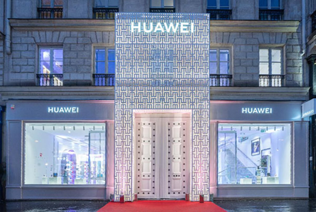 Magasin Huawei à Paris