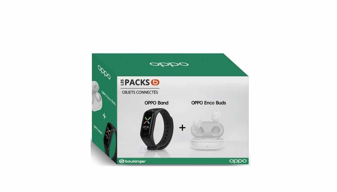 Image 1 : Le pack Oppo bracelet connecté + Enco Buds est à moins de 30 €