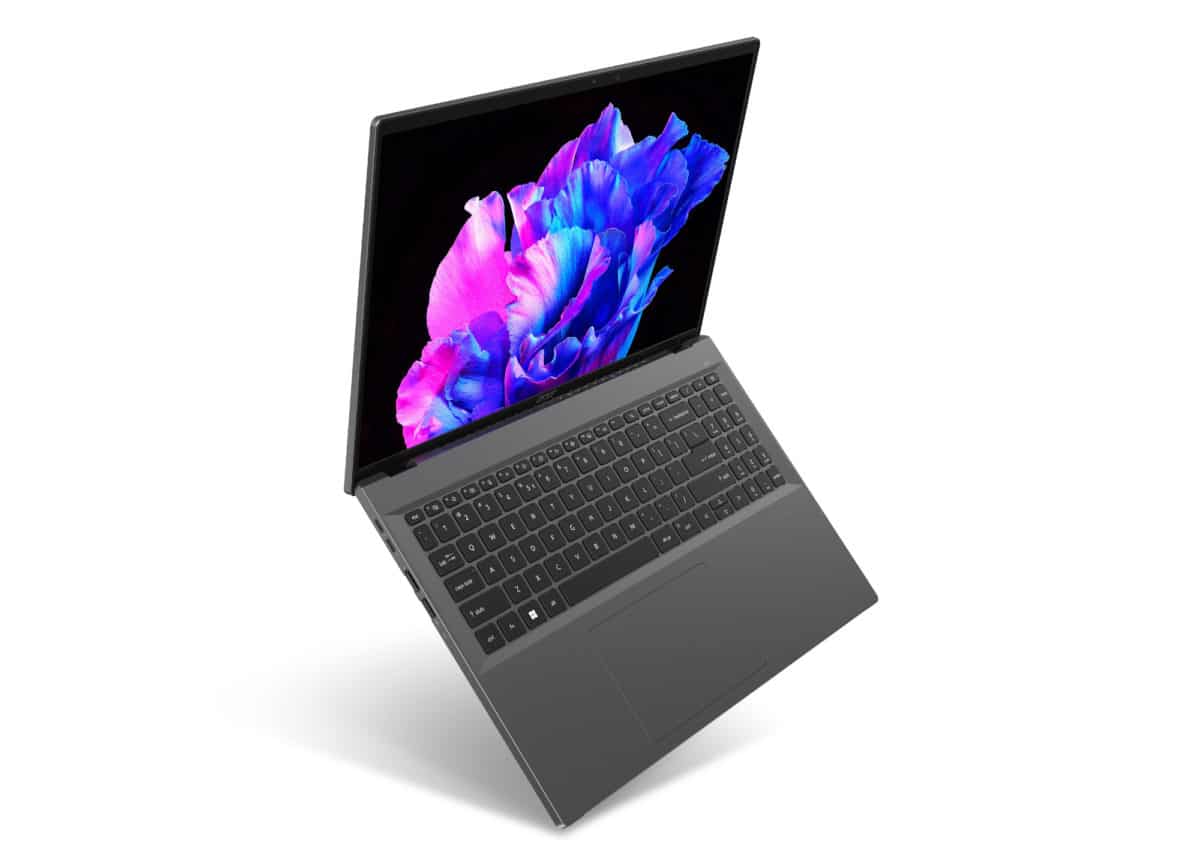 Image 1 : Acer annonce le Swift Go, son nouvel ultraportable doté d'un écran OLED et d'une Webcam 1440p