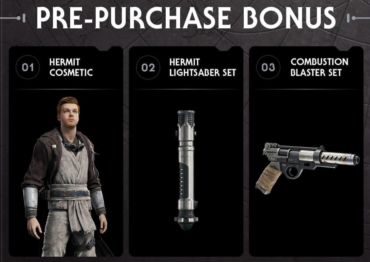 Bonus de précommande Jedi Survivor 