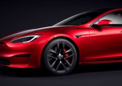 Tesla Model S en « Ultra Red », le nouveau coloris © Tesla