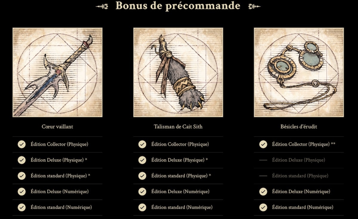 Bonus précommande FF16