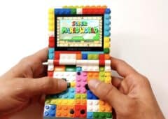 La Game Boy Advance SP en LEGO © Retro Stash Repairs