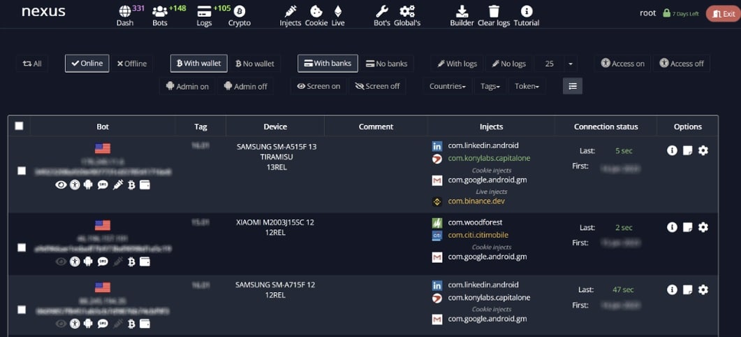 malware nexus android bank app trojan