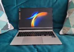 Samsung Galaxy Book3 Pro 360 Vue generale ouvert 2 MEA