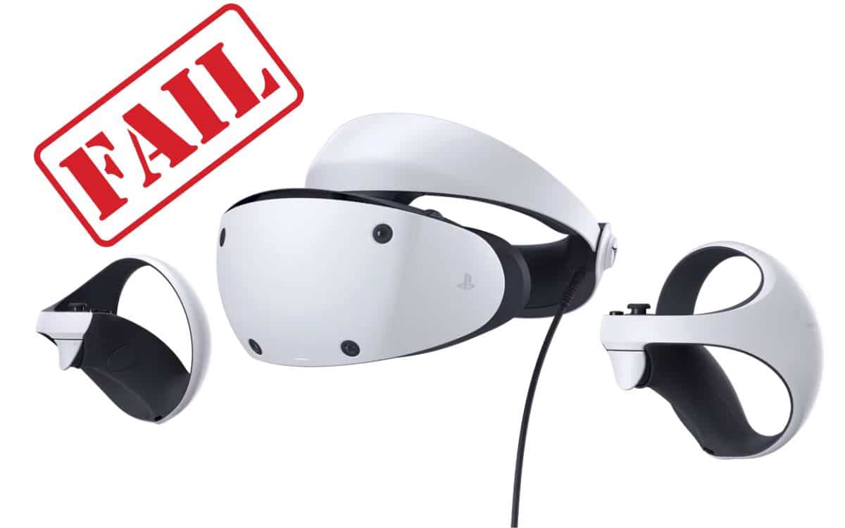 PS VR2 PSVR2 casque VR réalité virtuelle ps5 playstation 5 sony bide échec ventes
