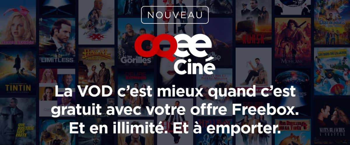 Image 1 : Free dévoile OQEE Ciné, un Netflix gratuit pour ses abonnés Freebox