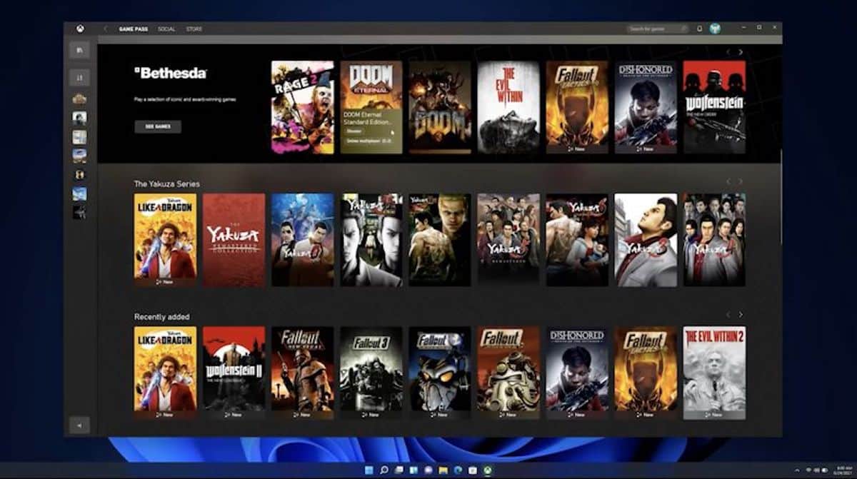 Xbox Game Pass sur Windows 11