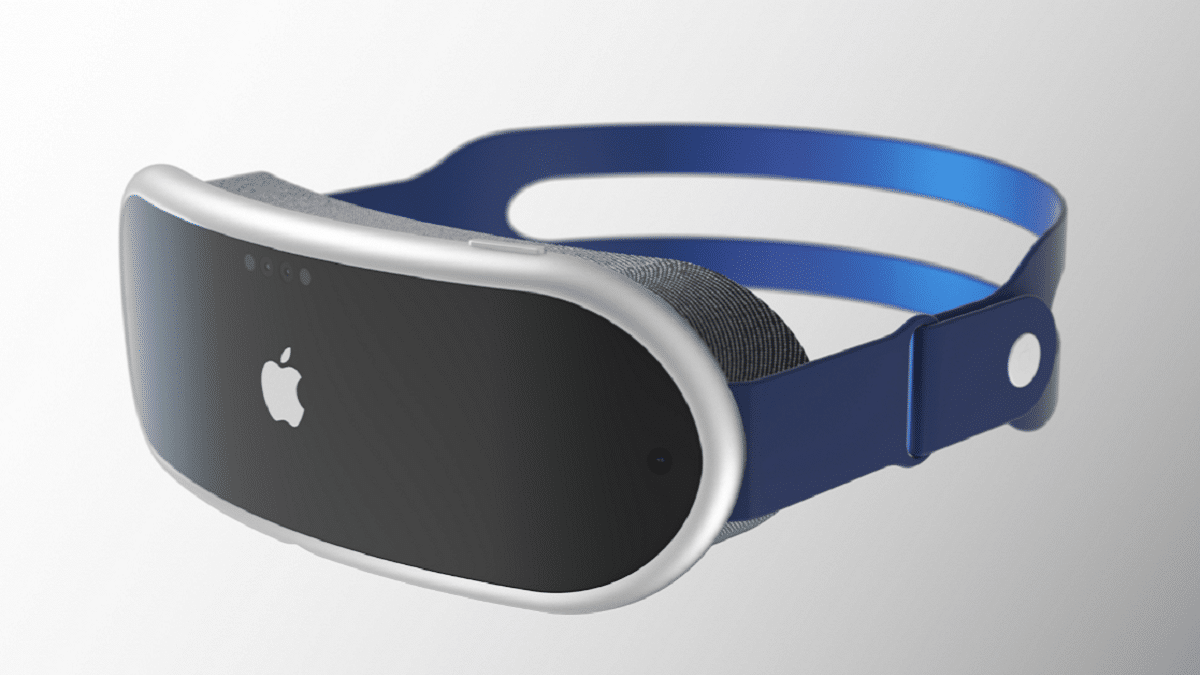 Concept casque réalité mixte Apple