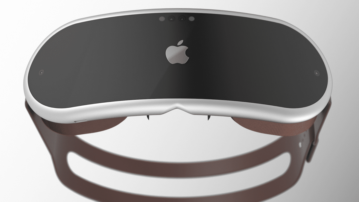 Concept du casque de réalité mixte d’Apple