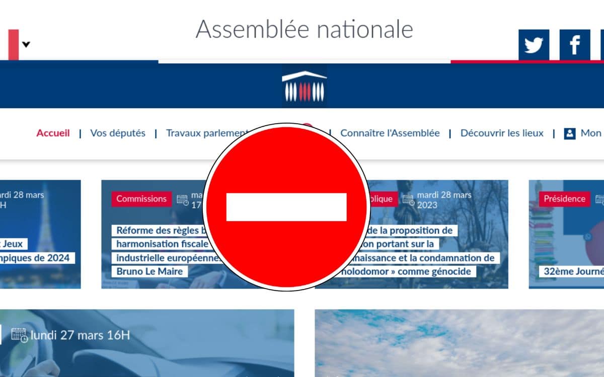 Assemblée nationale site attaque pirates russes 