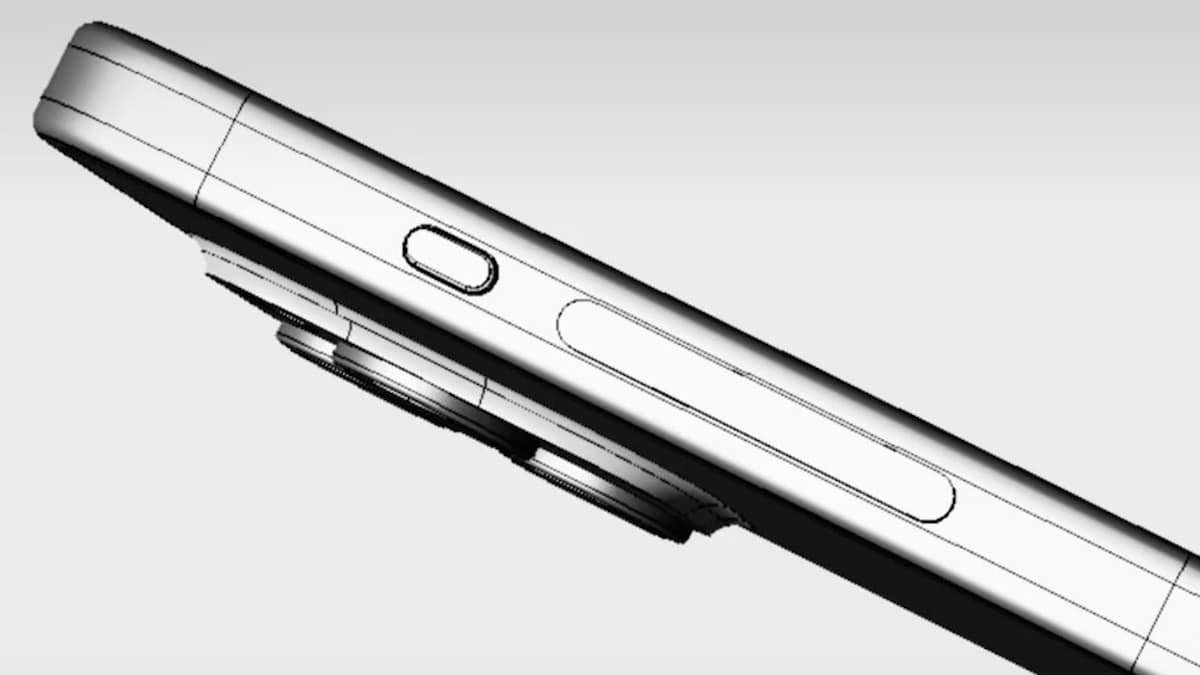 Concept du bouton unifié capacitif de l'iPhone 15