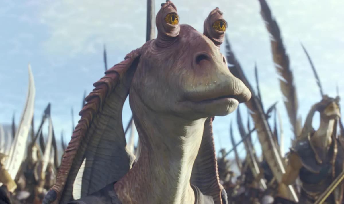 Jar Jar Binks Star Wars the mandalorian Ahmed Best 