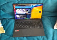 Asus Vivobook S15 vue generale ouvert 1