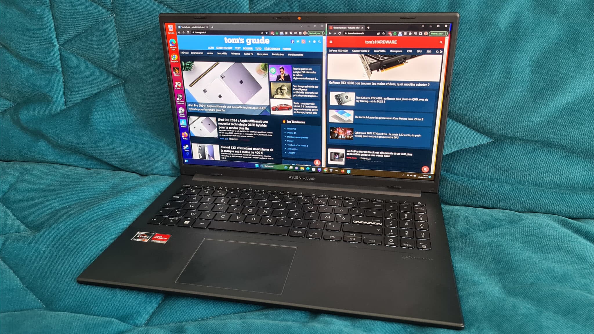 Test Asus Vivobook S15 E1504F : un PC portable OLED endurant, bien