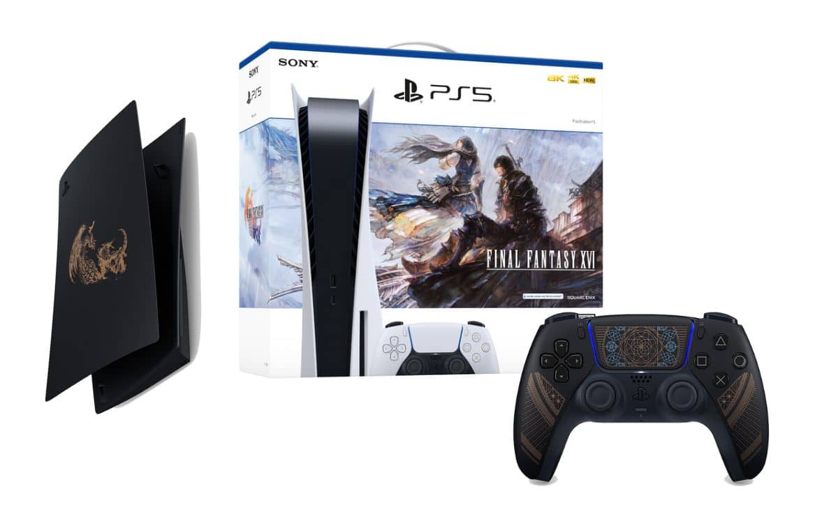 Pack FF16 PS5, faceplate and DualSense