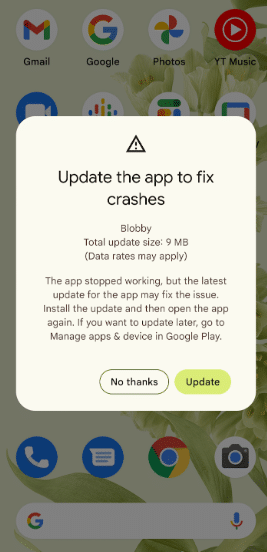 android play store update