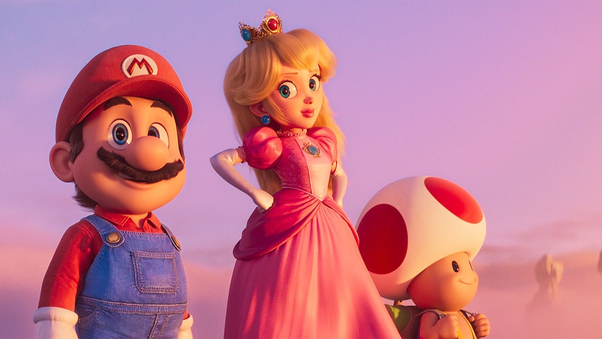 super mario bros film adaptation nintendo cinéma femme dénudée