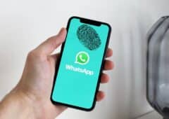 WhatsApp empreinte digitale meta