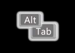 alt tab écran noir