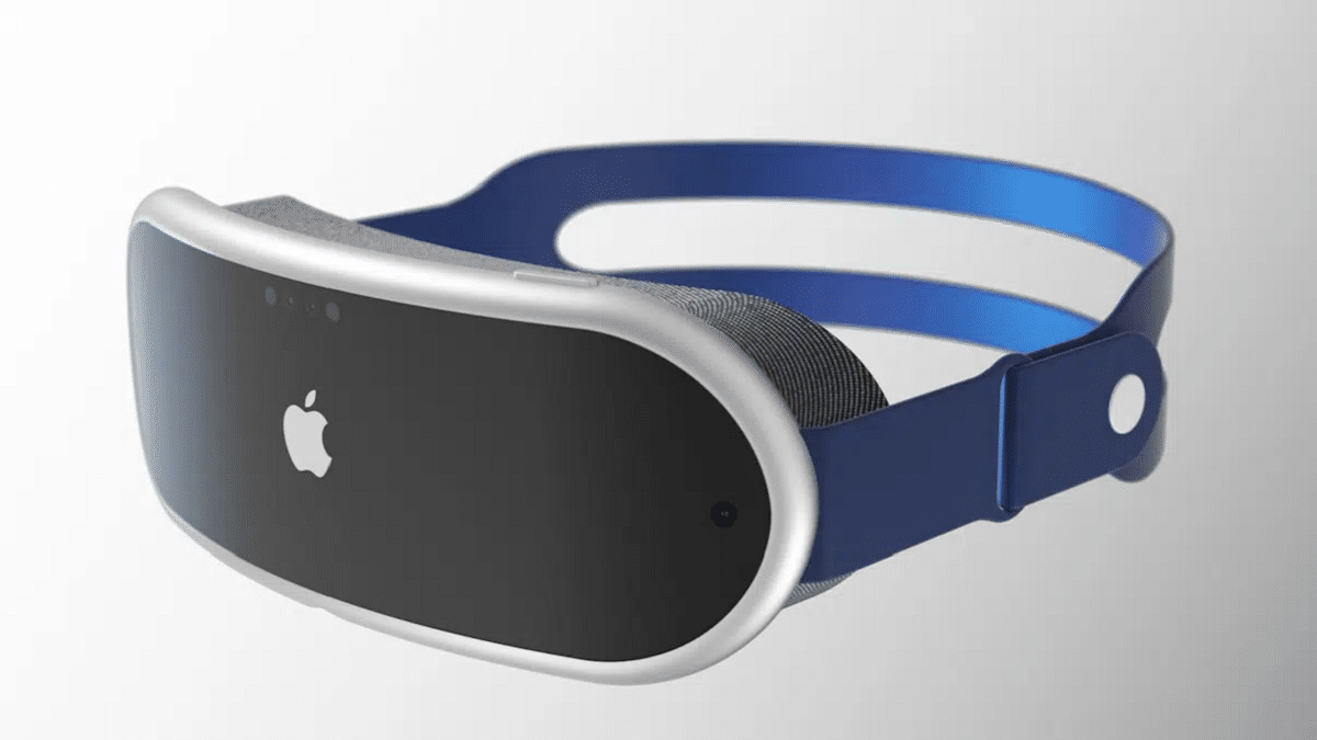 Concept du casque de réalité mixte d’Apple