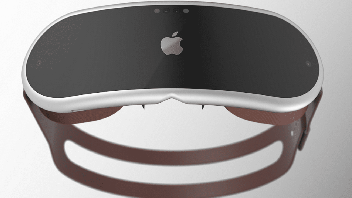 Concept du casque de réalité mixte d’Apple