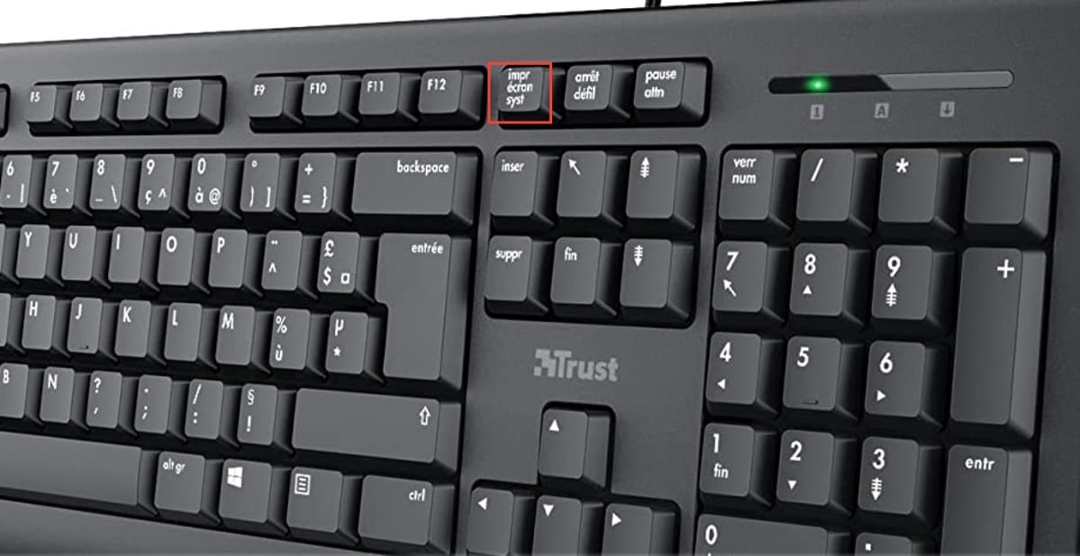 Touche Impr. Écran Windows 11 raccourci 
