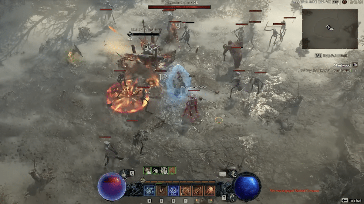 Diablo 4 aura bien une mini-carte en haut à droite, mais pas d'overlay map