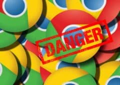 google chrome mise à jour malware