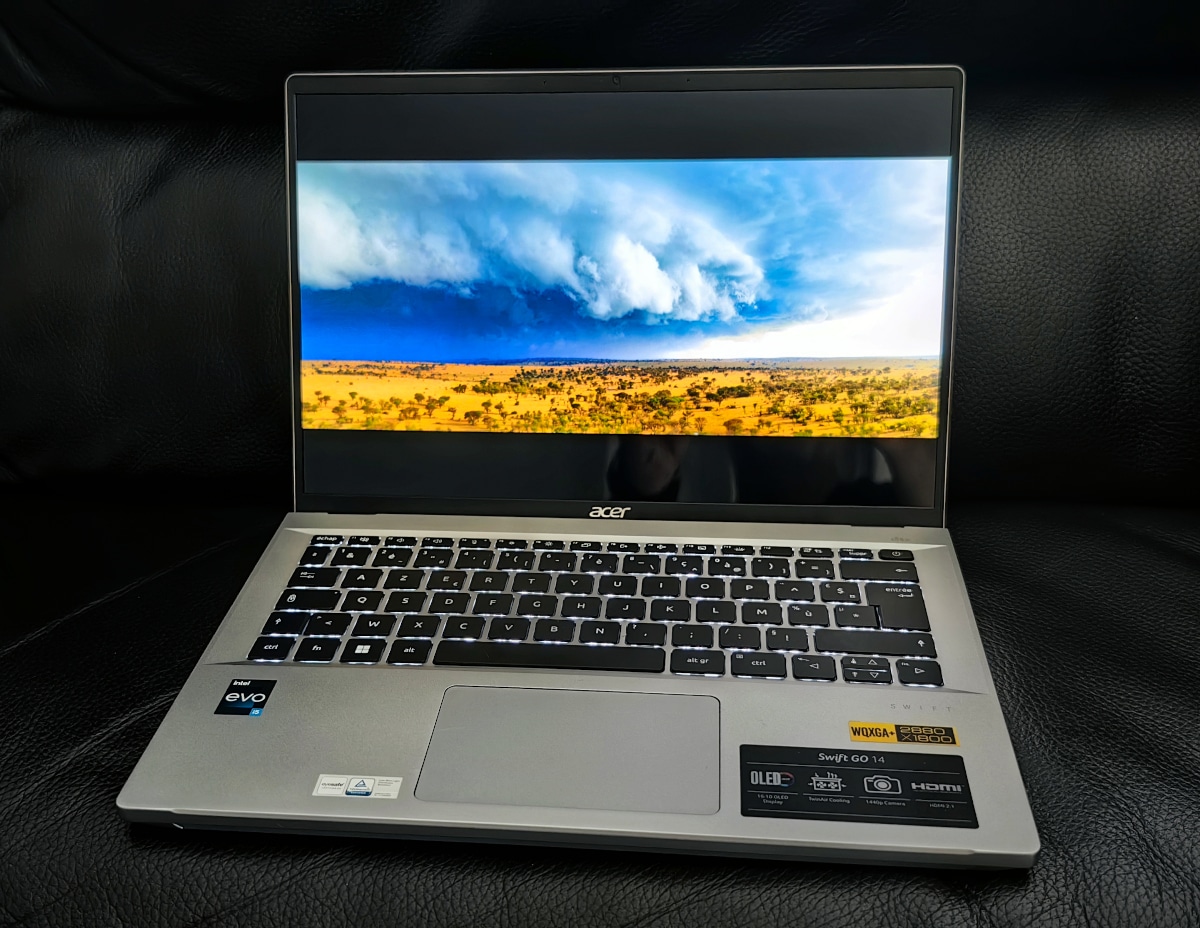 Image 4 : Test Swift Go 14 : le digne successeur de l'excellent ultrabook Swift 3 OLED d'Acer