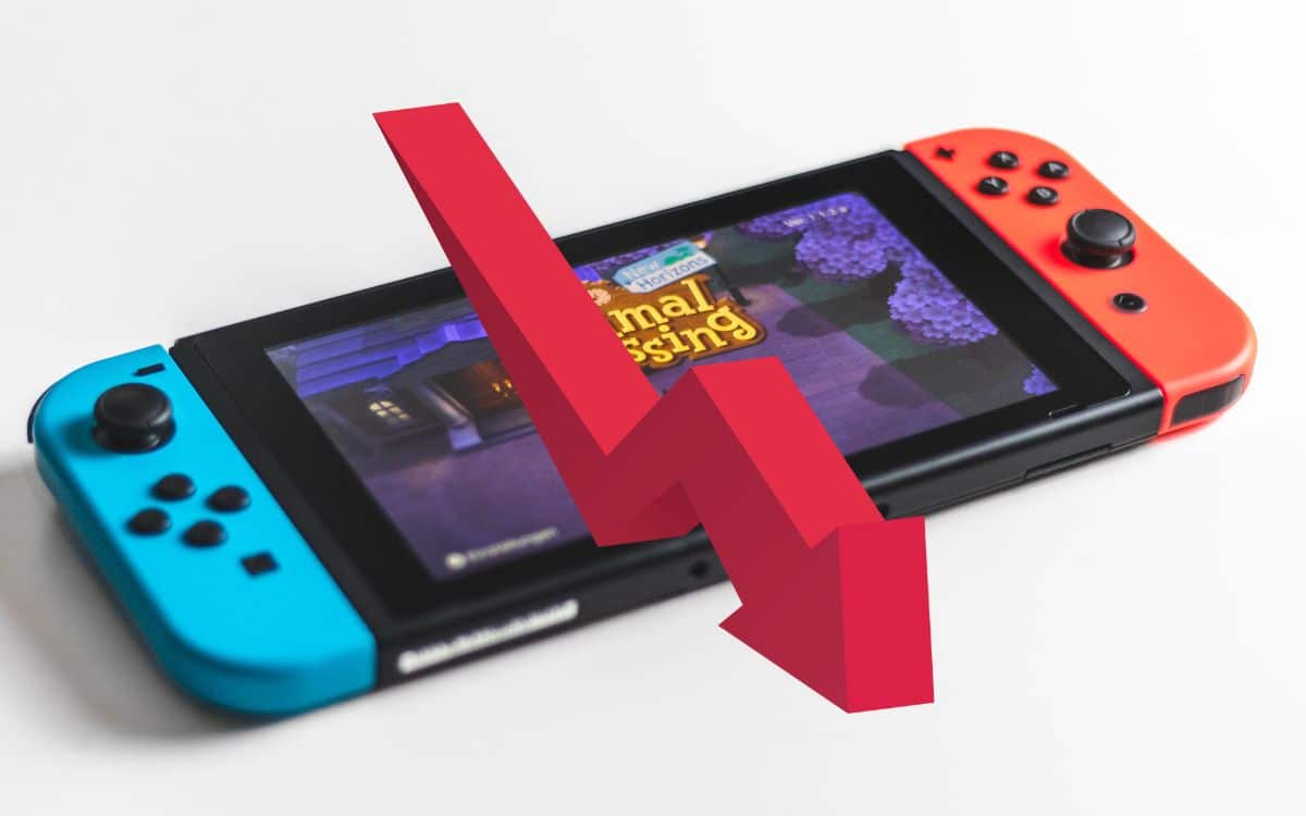 nintendo switch switch 2 switch pro console ventes baisse