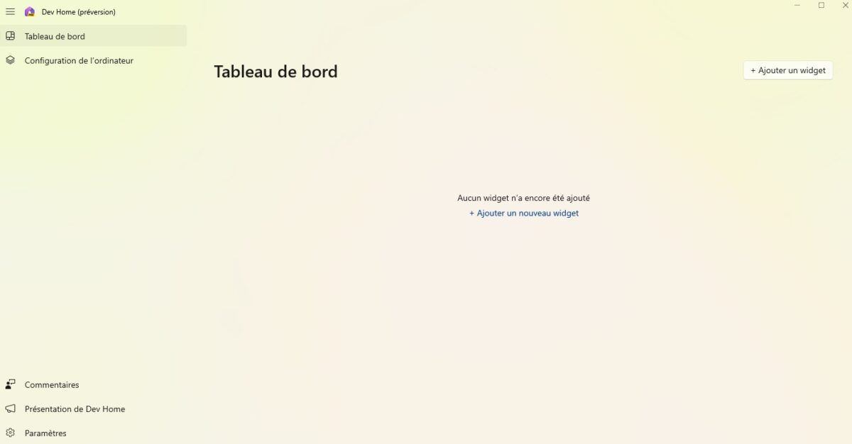 windows 11 mise à jour dev home tableau de bord système d'exploitation microsoft téléchargement télécharger