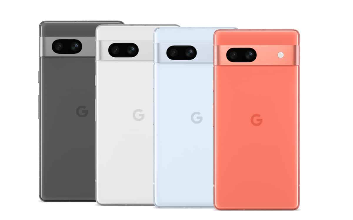 Pixel 7a coloris