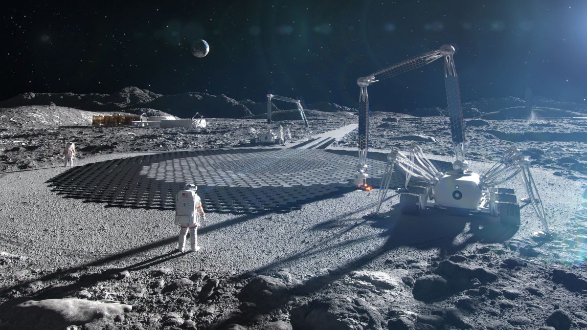 NASA Lune Construction base spatiale Mars Artemis
