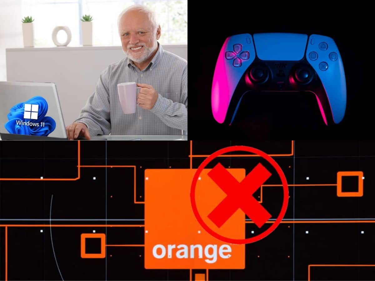 Orange panne windows 11 ps5