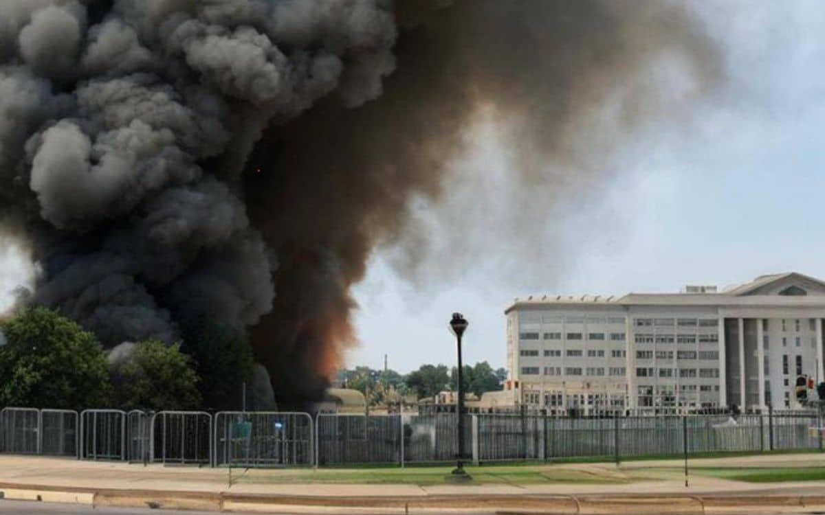 La fausse image du Pentagone en feu