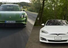 Porsche Tesla voitures électriques
