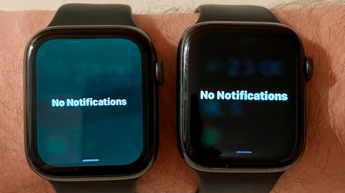 Apple Watch écran vert problème mise à jour 