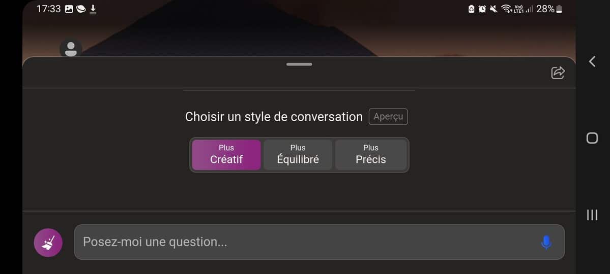 Bing Chat Modes 1