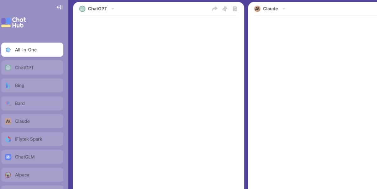Use ChatGPT, Bing, Bard, Claude on the same interface thanks to this very practical extension
