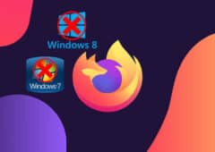 Firefox arrête le support de Windows 7 et 8