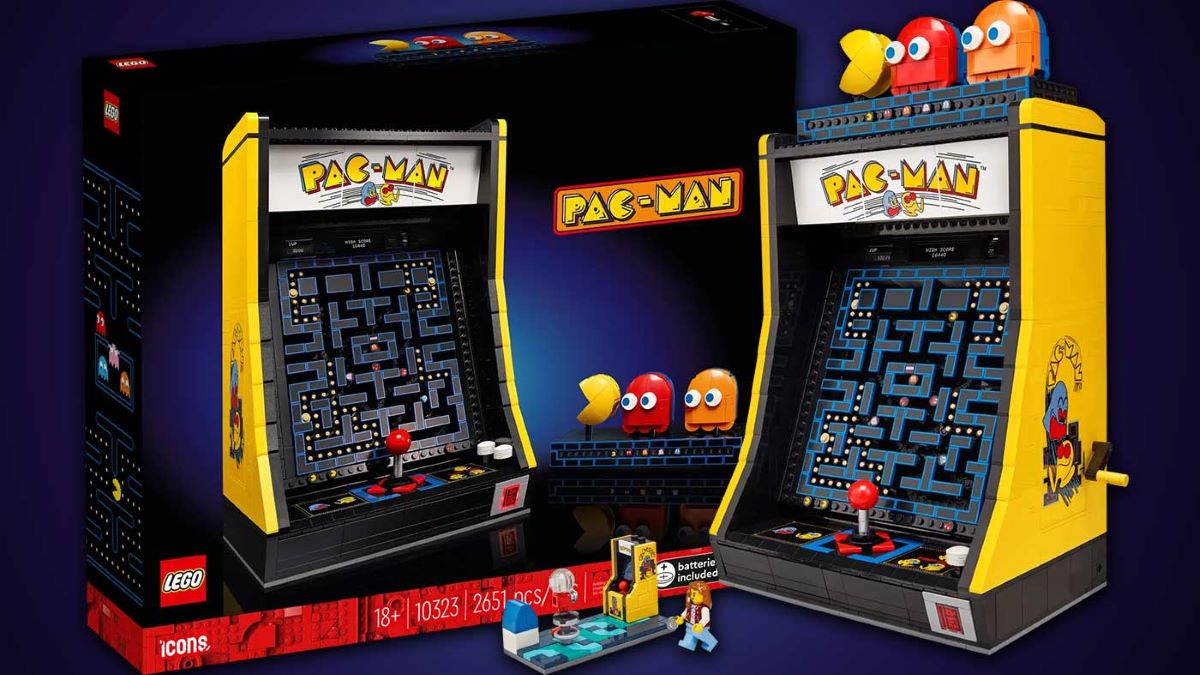 lego pac-man 43 anniversaire arcade machine