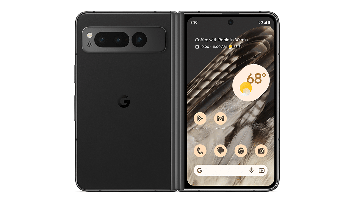 Google Pixel Fold images marketing smartphone pliable charnière