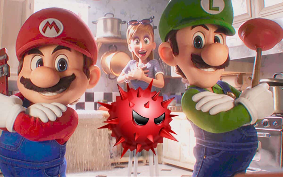 Super Mario Bros le film malwares logiciels malveillants