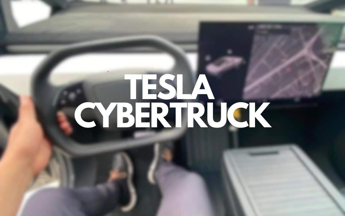 L'intérieur du Tesla Cybertruck